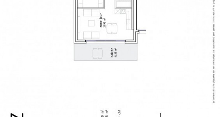 FOTI IMMO - Grand 2,5 pièces avec balcon de 14 m2. image 6