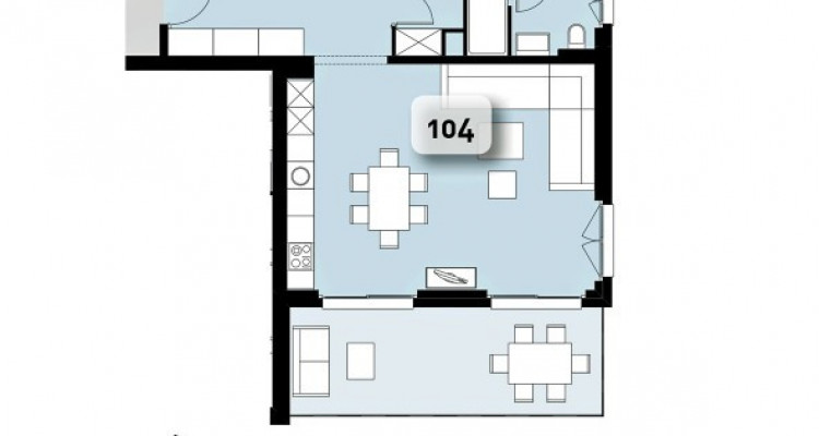 FOTI IMMO - Appartement neuf de 3,5 pièces avec balcon. image 10