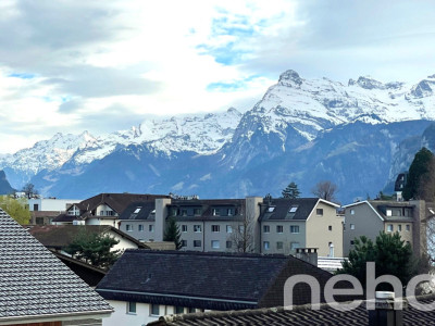 Stilvolle und moderne 4.5 Zimmer-Wohnung mit Bergsicht image 8