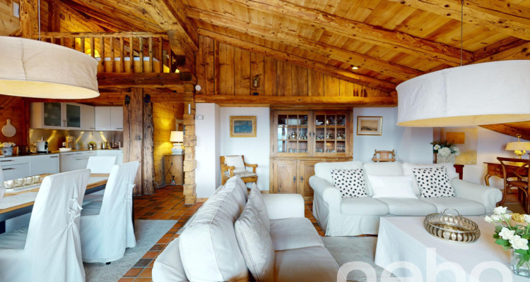 Exclusif : magnifique duplex en attique au style vieux chalet image 5