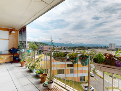 Spacieux appartement 3.5p traversant avec grand balcon et vue dégagée image 2