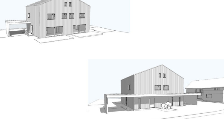 Projet 2 villas neuves Minergie P avec permis de construire image 2