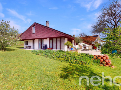 Prächtiges Einfamilienhaus mit wunderschönem Garten und Alpensicht image 1