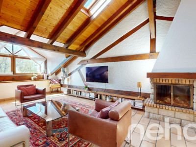 Magnifique duplex de 7,5pcs avec terrasse arborisée au calme à Begnins image 3