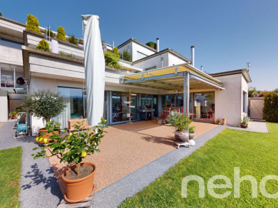 Schöne Terrassenwohnung im Gartengeschoss mit traumhafter Aussicht image 2