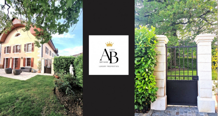 Abby Bryand propriété de luxe présente Maison de maître donnant sur golf Bonmont image 1