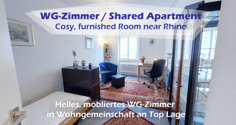 3-person shared apartment - furnished room in a top location near the Rhine image 1