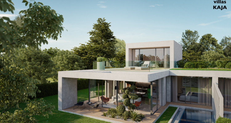 Villa contemporaine jumelée - création d’architecte - Vente interactive image 7
