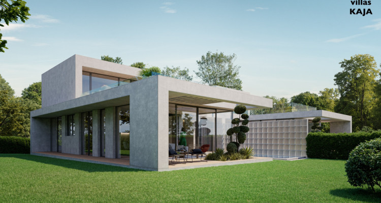 Villa contemporaine jumelée - création d’architecte - Vente interactive image 8