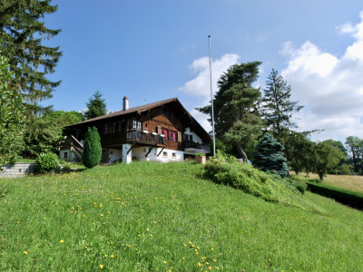 Terrain avec charmant chalet implanté sur un terrain constructible de 1913m2 image 1