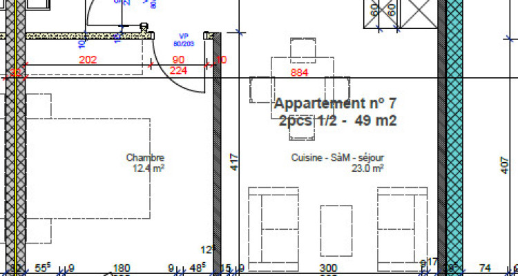 Très bel appartement de 2.5 au rez - lot n° 7 image 5