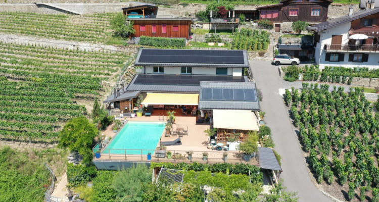 VENTE A TERME Maison avec vue sur la plaine du Rhône et les montagnes -vente à terme à 5 ans image 2