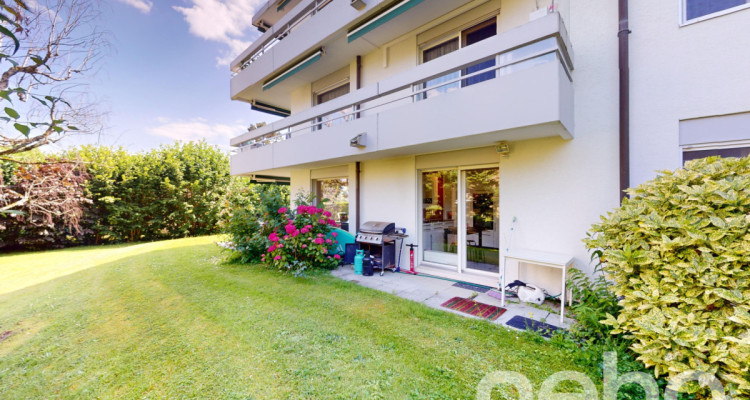 Spacieux appartement en rez-de-jardin au calme absolu à St-Sulpice image 3