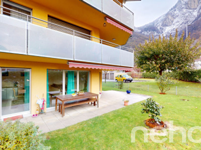 Exclusif: Bel appartement avec grande terrasse et jardin image 1