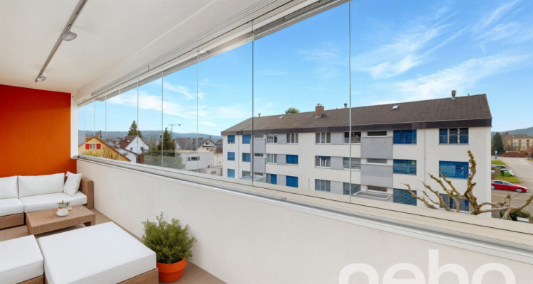 Moderne 4.5 - Zimmerwohnung mit sonnigem verglastem Balkon in Roggwil image 4