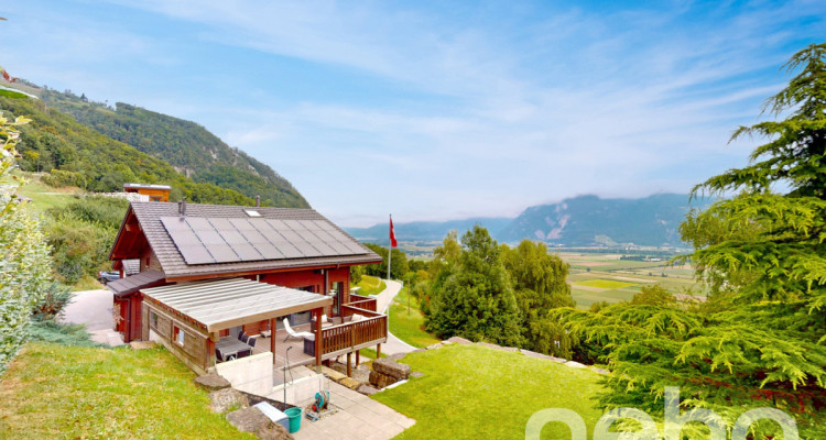 Maison dexception à Vionnaz : cadre idéal et vue à couper le souffle image 1