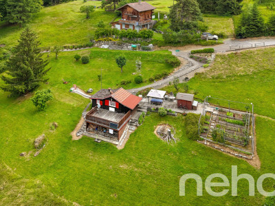 Exclusif: petit chalet de 2 pièces sur une grande parcelle image 1