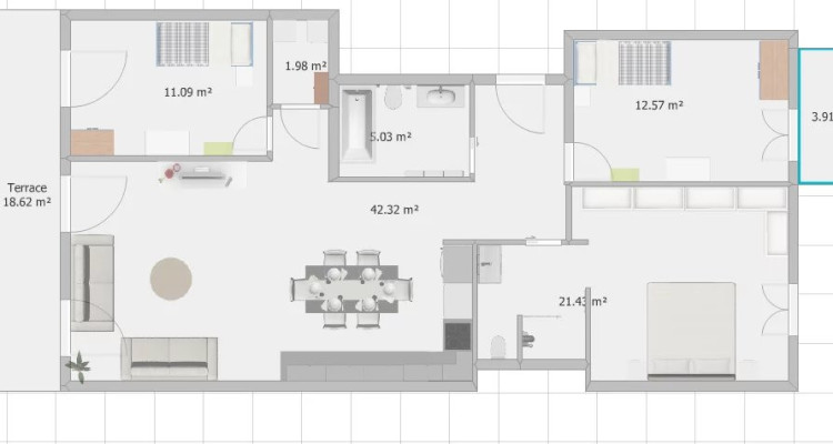 Appartement au calme, rénové en 2023 image 2