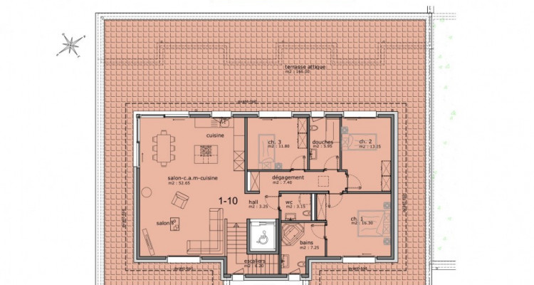 SUR PLANS : Superbes appartements de 4.5 pièces avec grand extérieur image 12