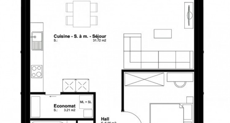 FOTI IMMO - Appartement en attique de 2,5 pièces avec terrasse. image 5