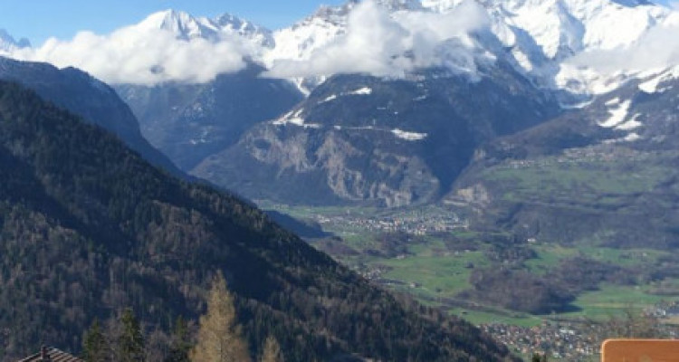 Dans chalet Appart. dangle cosy,  vue dominante sur les dents du midi. image 11