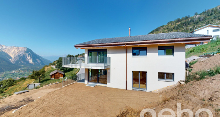 Neuwertige 3.5-Zimmer-Wohnung mit Terrasse und Bergblick in Erschmatt image 4