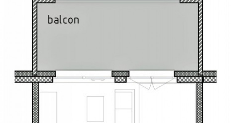 LOCATION VENTE - Joli studio neuf en attique avec balcon. image 6