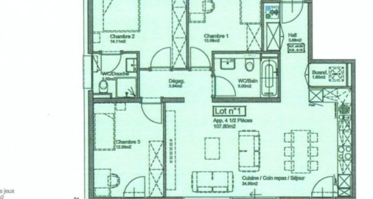 C-Service vous propose un appartement de 4.5 pces sur Monthey image 4
