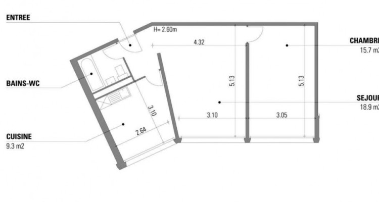 Appartement 3 pièces situé à Onex image 1