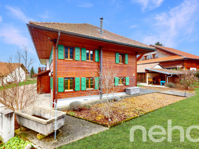 Au coeur de la Gruyère: Charmante maison jumelle dAngle avec jardin image 1