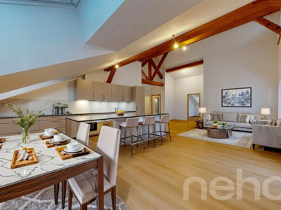 Splendide 5.5p sous les combles orienté sud dans bâtiment historique! image 2