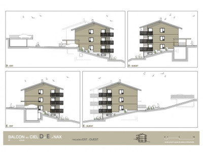 Balcon du Ciel à Nax - Résidences principales du studio au 4 pièces, début des travaux au printemps 2025 image 4
