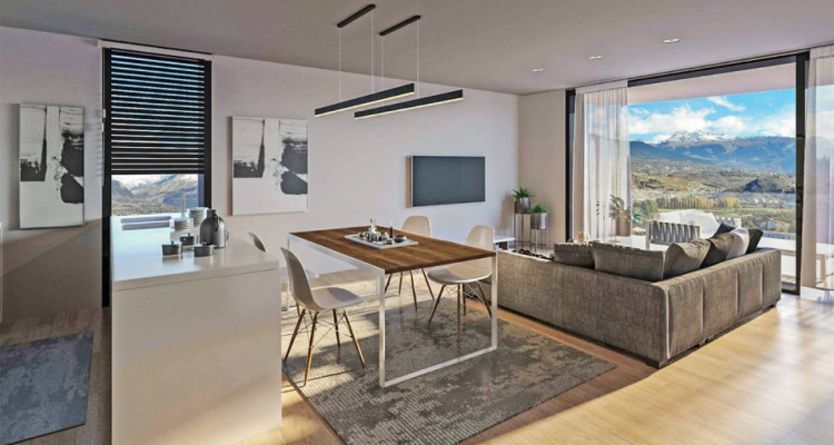 LOCATION VENTE - Appartement de 3,5 pièces avec terrasse. image 3