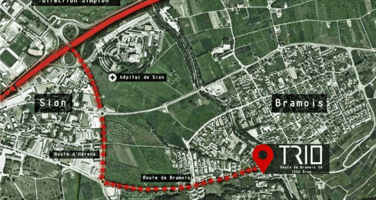 LOCATION VENTE - Appartement de 3,5 pièces avec terrasse. image 9