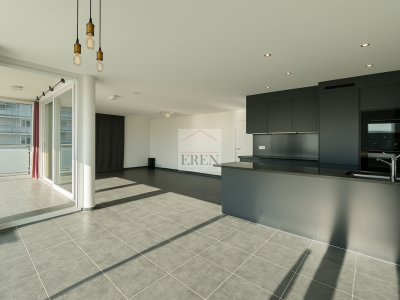 Magnifique et lumineux 3,5 pièces bénéficiant dune grande terrasse vitrée avec vitres coulissantes et vue panoramique dégagée image 5