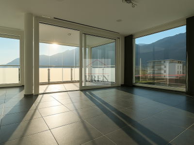Magnifique et lumineux 3,5 pièces bénéficiant dune grande terrasse vitrée avec vitres coulissantes et vue panoramique dégagée image 7