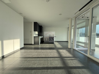 Magnifique et lumineux 3,5 pièces bénéficiant dune grande terrasse vitrée avec vitres coulissantes et vue panoramique dégagée image 9