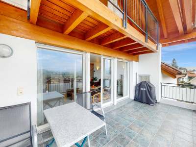 Dachwohnung mit fantastischer Bergsicht image 2