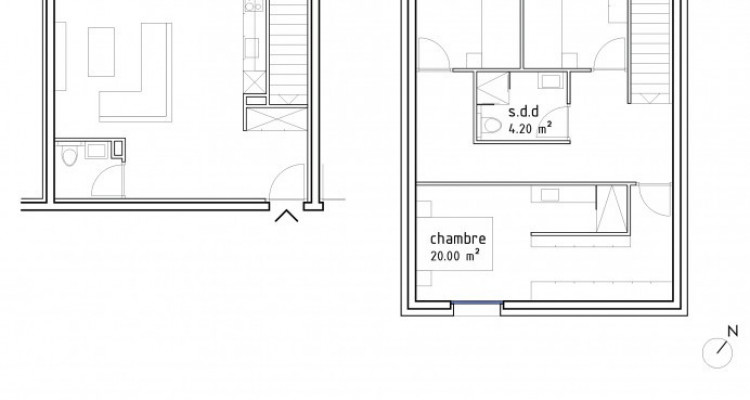 LOCATION VENTE - Appartement de 4,5 pièces en attique avec terrasses. image 6