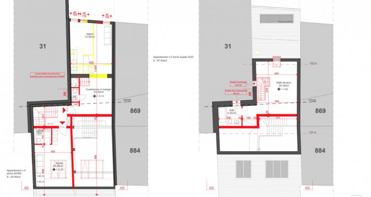 Appartement Duplex 87m2 - Plan les Ouates image 3