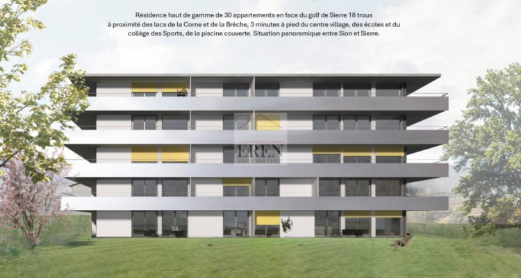 Appartement 2,5 pièces avec grande terrasse ouest de 42,50 m2 au 2ème étage image 2