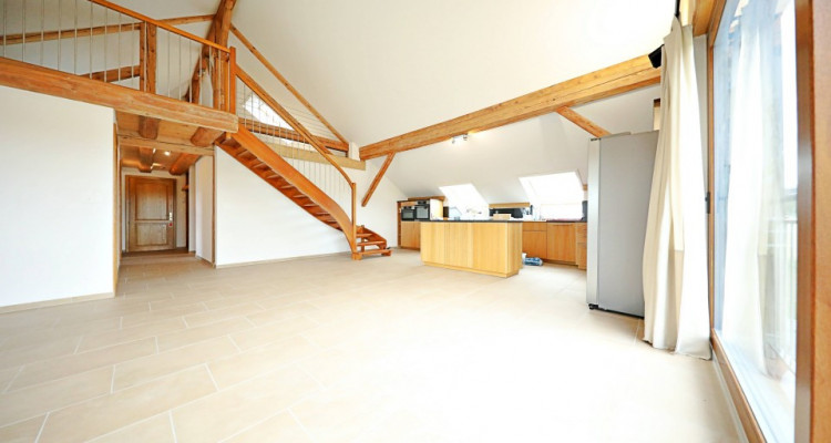 Magnifique attique 4,5 p / 3 chambres + mezza / 2 SDB / Vue  image 3