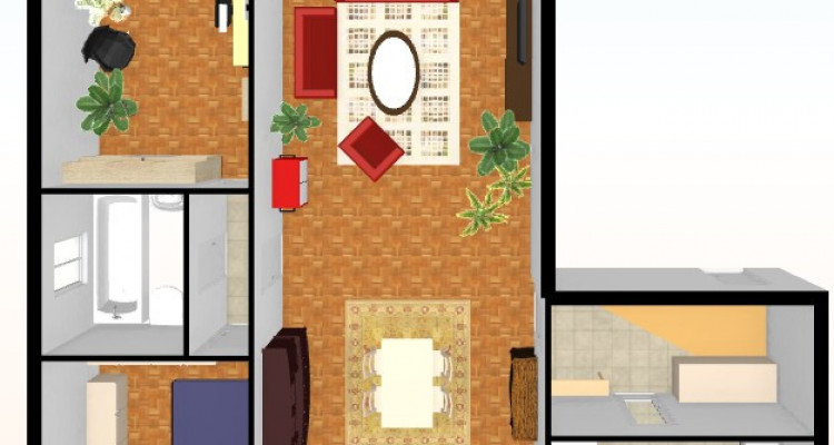 Loft-like apartment with garden (furnished) image 2