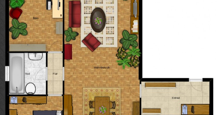 Loft-like apartment with garden (furnished) image 11