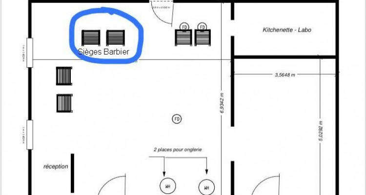 SALON DE COIFFURE, , BARBIER, TOTALEMENT AGENCEE image 3