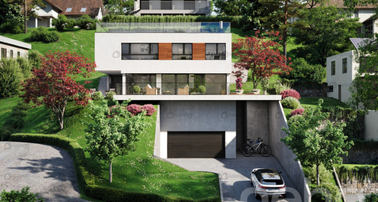 Villa darchitecte avec vue panoramique sur le lac et les montagnes image 1