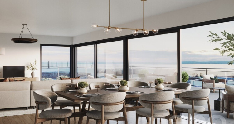 Villa darchitecte avec vue panoramique sur le lac et les montagnes image 12