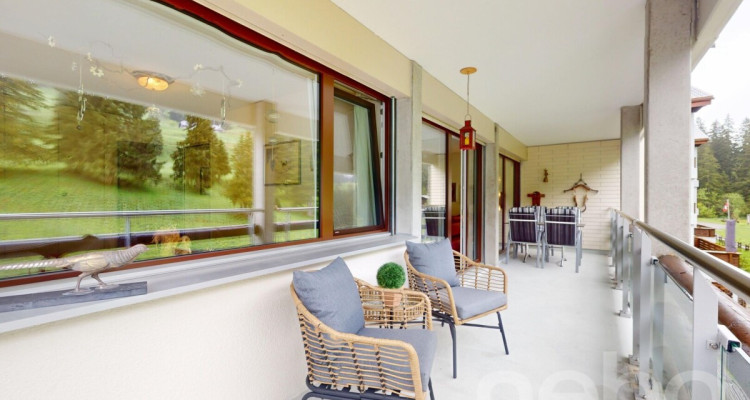 Möblierte Wohnung direkt neben dem Skilift auf der Mörlialp image 9