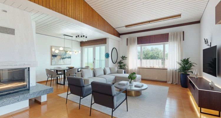 Belle maison familiale de 6.5p avec jardin et magnifique vue! image 3