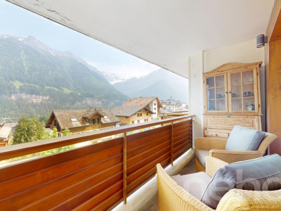 Loft rénové plein centre Champéry, vue panoramique image 3